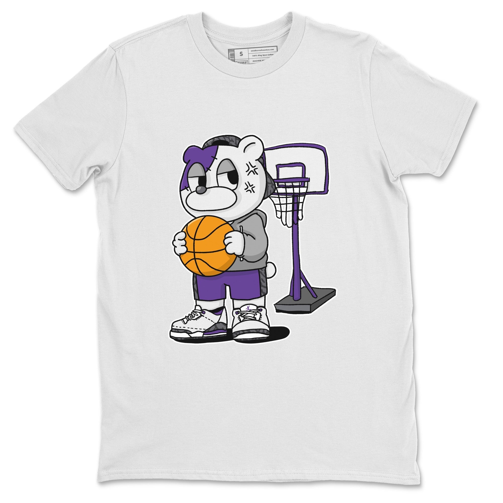 Jordan 3 Dark Iris Sneaker Match Tees Annoyed Bear Sneaker Tees Jordan 3 Dark Iris Sneaker Release Tees Unisex Shirts