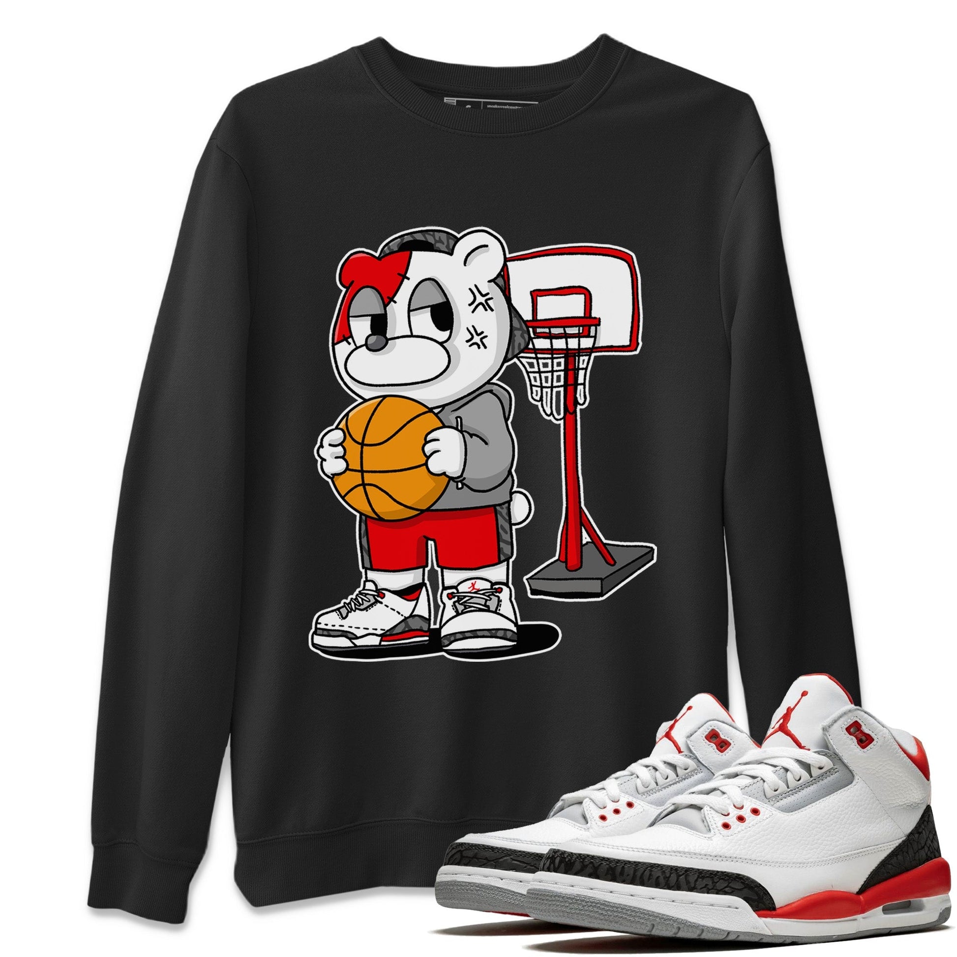 Jordan 3 Fire Red Sneaker Match Tees Annoyed Bear Sneaker Tees Jordan 3 Fire Red Sneaker Release Tees Unisex Shirts