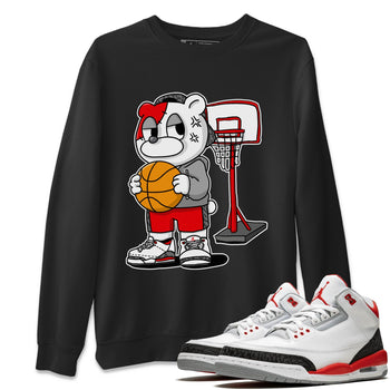 Jordan 3 Fire Red Sneaker Match Tees Annoyed Bear Sneaker Tees Jordan 3 Fire Red Sneaker Release Tees Unisex Shirts