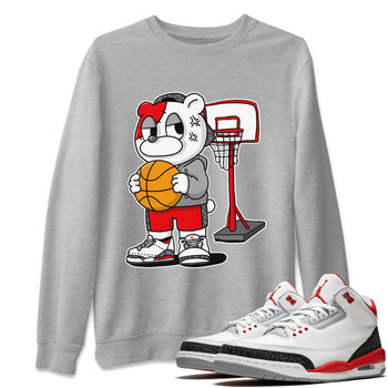 Jordan 3 Fire Red Sneaker Match Tees Annoyed Bear Sneaker Tees Jordan 3 Fire Red Sneaker Release Tees Unisex Shirts