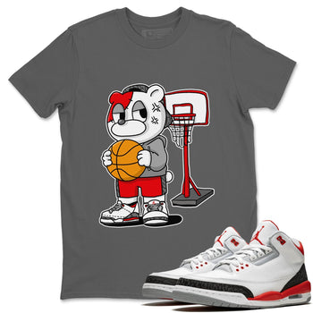 Jordan 3 Fire Red Sneaker Match Tees Annoyed Bear Sneaker Tees Jordan 3 Fire Red Sneaker Release Tees Unisex Shirts