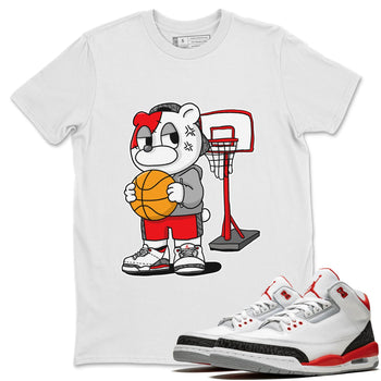 Jordan 3 Fire Red Sneaker Match Tees Annoyed Bear Sneaker Tees Jordan 3 Fire Red Sneaker Release Tees Unisex Shirts