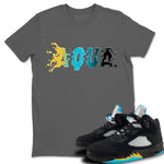 Jordan 5 Aqua Sneaker Match Tees Aqua Sneaker Tees Jordan 5 Aqua Sneaker Release Tees Unisex Shirts