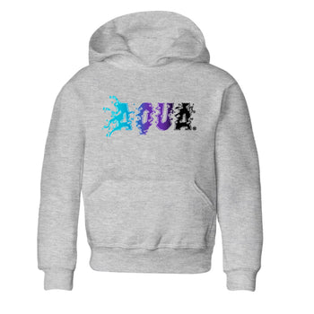 Air Jordan 6 Aqua Sneaker Match Tees Aqua Sneaker Tees AJ6 Aqua Sneaker Release T-Shirt Kids Shirts Heather Grey 2