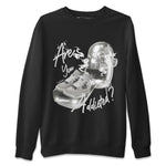 Air Jordan 4 Light Iron Ore shirt to match jordans Are You Addicted sneaker tees AJ4 Frozen Moments SNRT Sneaker Release Tees Unisex Black 2 T-Shirt