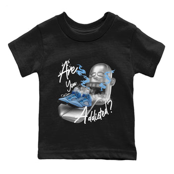 Jordan 5 UNC Jordan Shirts Are You Addicted Sneaker Tees AJ5 UNC Sneaker Release Tees Kids Shirts Black 2