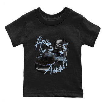 Air Jordan 7 Chambray Sneaker Match Tees Are You Addicted Sneaker Tees AJ7 Chambray Sneaker Release Tees Kids Shirts Black 2