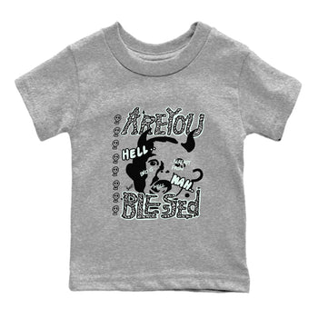 3s Green Glow shirt to match jordans Are You Blessed sneaker tees Air Jordan 3 Green Glow SNRT sneaker release tees baby toddler Heather Grey 2 cotton Shirt