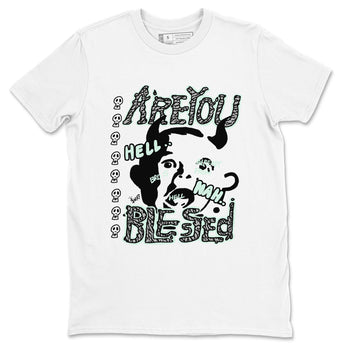 3s Green Glow shirt to match jordans Are You Blessed sneaker tees Air Jordan 3 Green Glow SNRT Sneaker Release Tees unisex cotton White 2 crew neck shirt