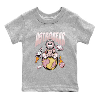 Air Jordan 1 Washed Pink Sneaker Match Tees Astrobear Sneaker Tees Air Jordan 1 High OG WMNS Washed Pink Sneaker Release Tees Kids Shirts Heather Grey 2