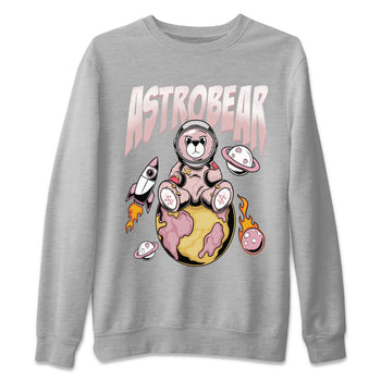 Air Jordan 1 Washed Pink Sneaker Match Tees Astrobear Sneaker Tees Air Jordan 1 High OG WMNS Washed Pink Sneaker Release Tees Unisex Shirts Heather Grey 2