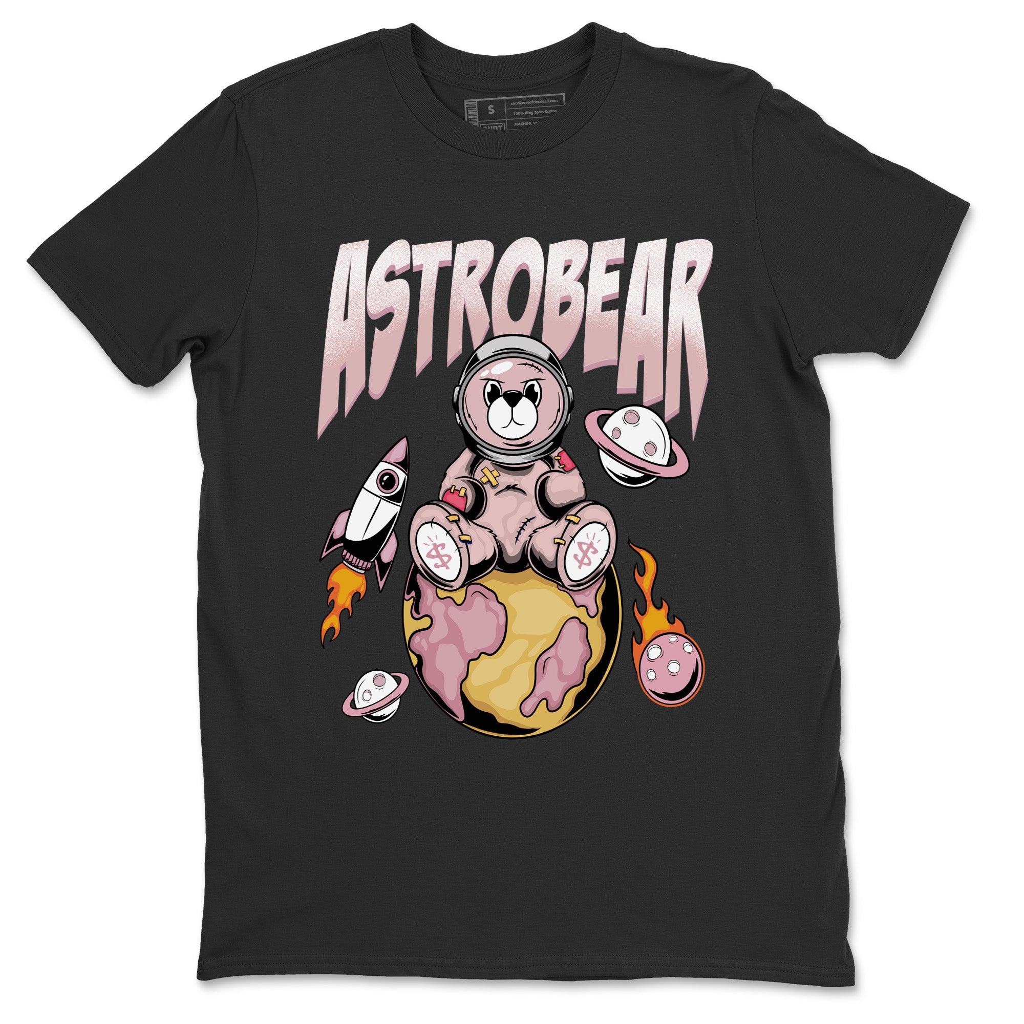 Air Jordan 1 Washed Pink Sneaker Match Tees Astrobear Sneaker Tees Air Jordan 1 High OG WMNS Washed Pink Sneaker Release Tees Unisex Shirts Black 2