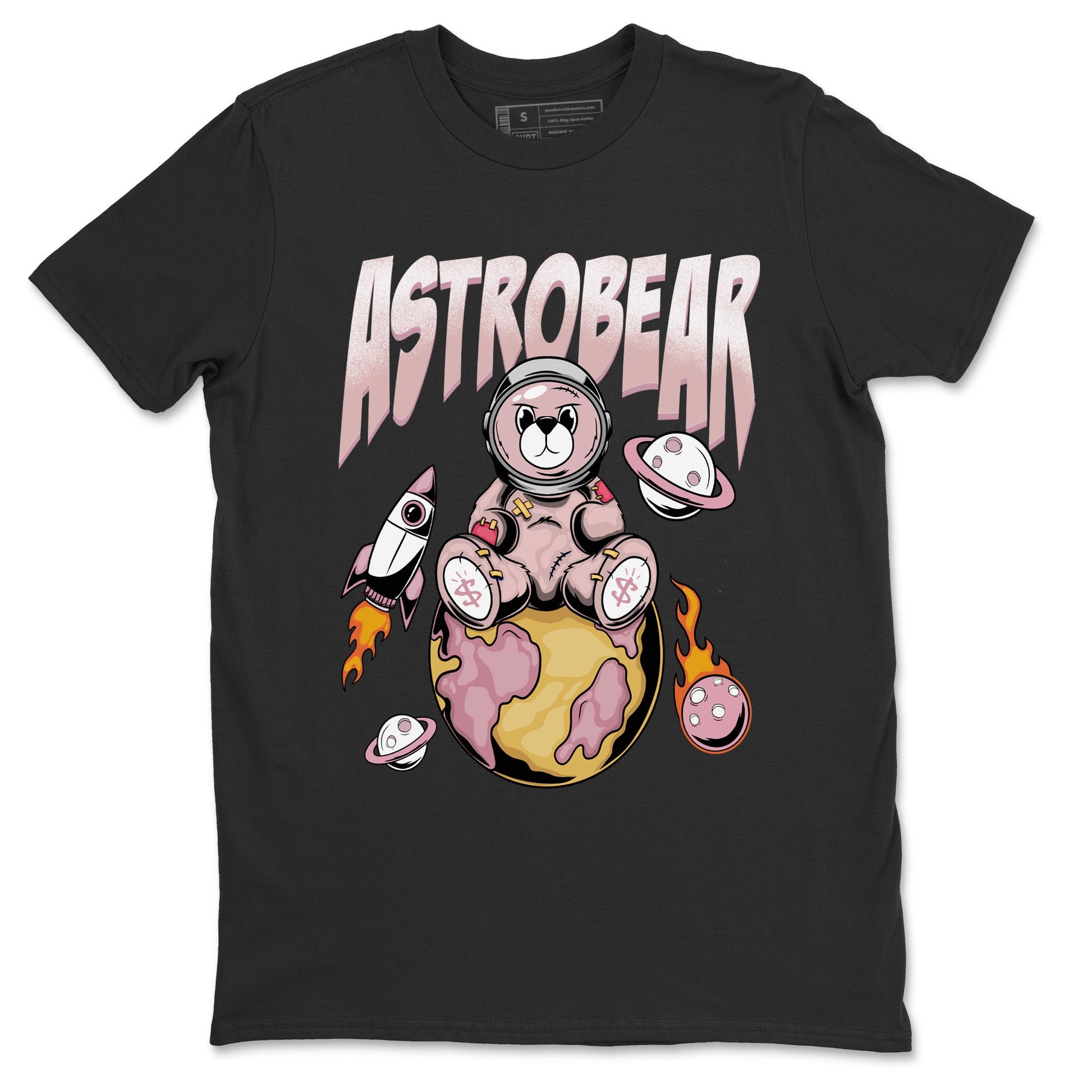 Air Jordan 1 Washed Pink Sneaker Match Tees Astrobear Sneaker Tees Air Jordan 1 High OG WMNS Washed Pink Sneaker Release Tees Unisex Shirts Black 2