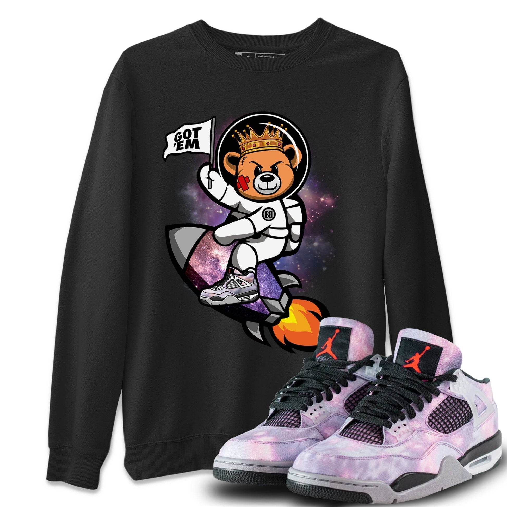 Jordan 4 Zen Master Sneaker Match Tees Astronaut Bear Sneaker Tees Jordan 4 Zen Master Sneaker Release Tees Unisex Shirts