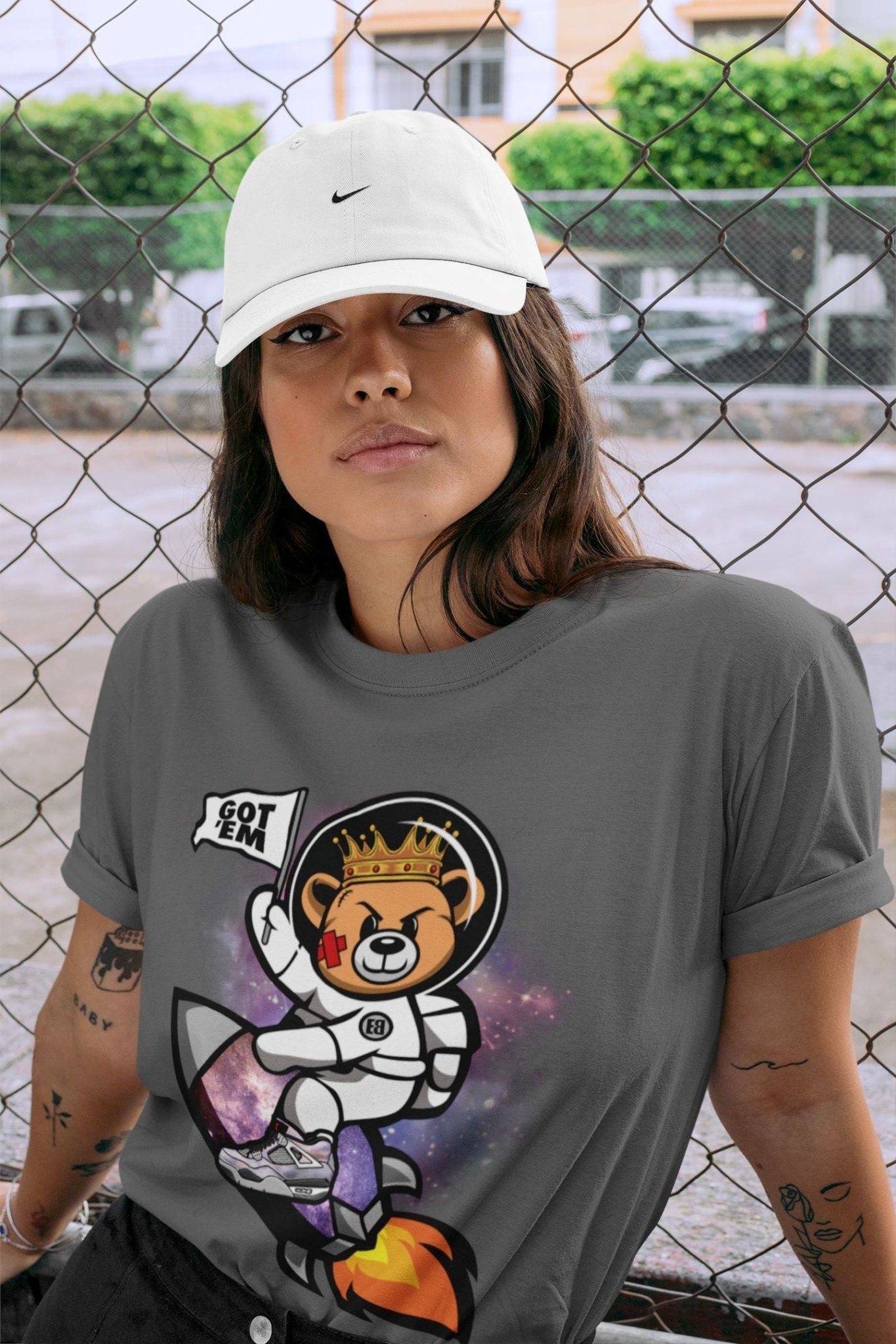 Jordan 4 Zen Master Sneaker Match Tees Astronaut Bear Sneaker Tees Jordan 4 Zen Master Sneaker Release Tees Unisex Shirts