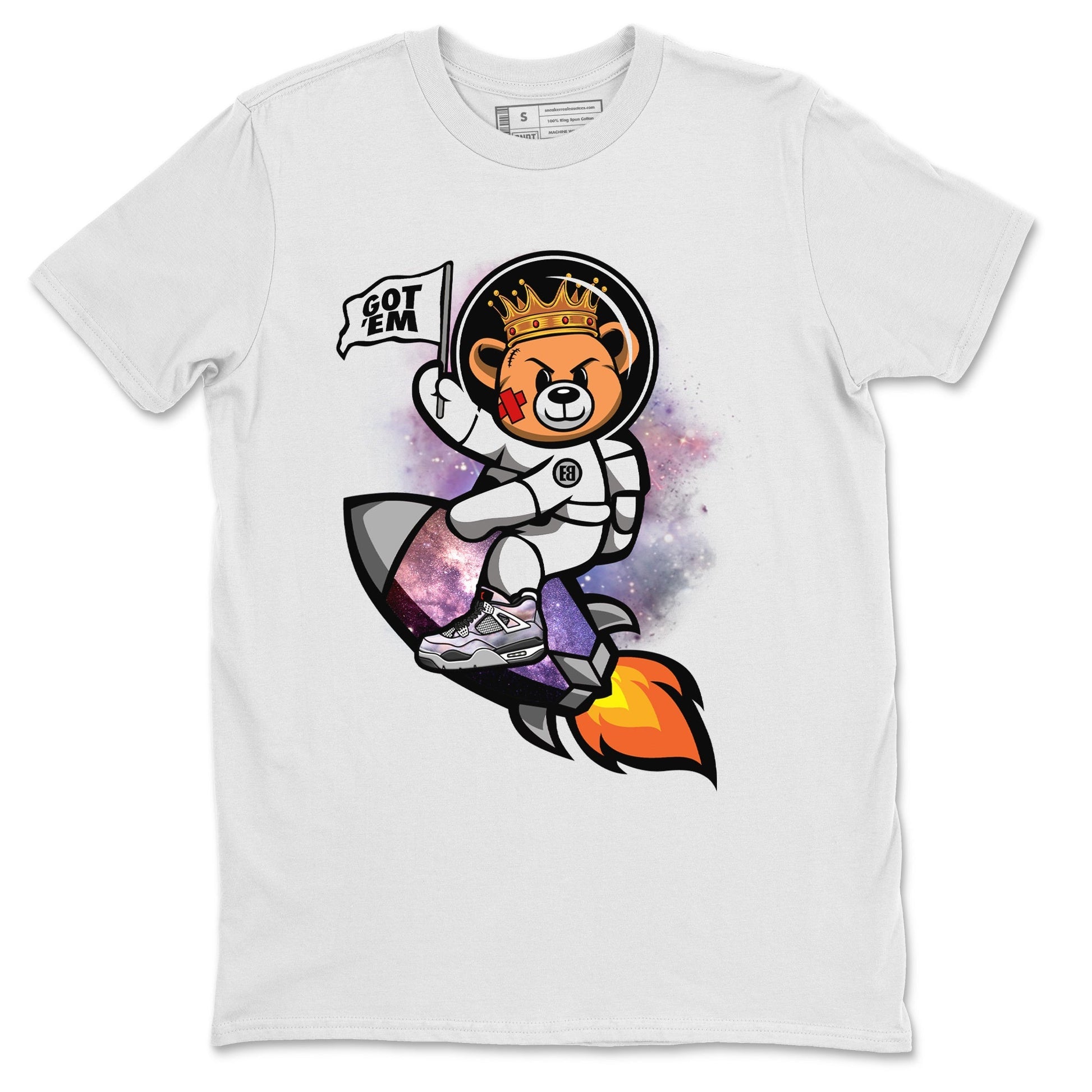 Jordan 4 Zen Master Sneaker Match Tees Astronaut Bear Sneaker Tees Jordan 4 Zen Master Sneaker Release Tees Unisex Shirts