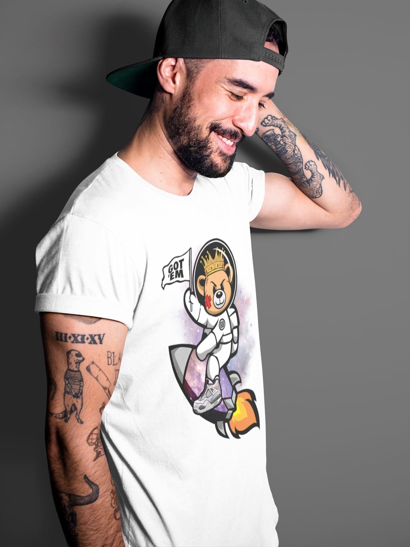 Jordan 4 Zen Master Sneaker Match Tees Astronaut Bear Sneaker Tees Jordan 4 Zen Master Sneaker Release Tees Unisex Shirts