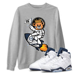 Jordan 6 Midnight Navy Sneaker Match Tees Astronaut Bear Sneaker Tees Jordan 6 Midnight Navy Sneaker Release Tees Unisex Shirts
