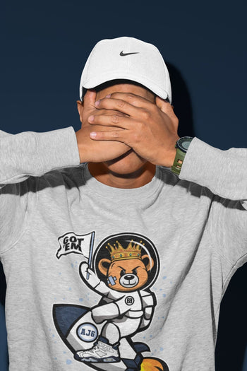 Jordan 6 Midnight Navy Sneaker Match Tees Astronaut Bear Sneaker Tees Jordan 6 Midnight Navy Sneaker Release Tees Unisex Shirts