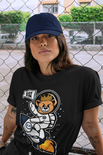 Jordan 6 Midnight Navy Sneaker Match Tees Astronaut Bear Sneaker Tees Jordan 6 Midnight Navy Sneaker Release Tees Unisex Shirts