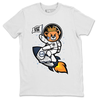 Jordan 6 Midnight Navy Sneaker Match Tees Astronaut Bear Sneaker Tees Jordan 6 Midnight Navy Sneaker Release Tees Unisex Shirts