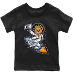 Jordan 6 UNC Sneaker Match Tees Astronaut Bear Sneaker Tees Jordan 6 UNC Sneaker Release Tees Kids Shirts