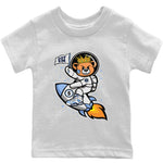 Jordan 6 UNC Sneaker Match Tees Astronaut Bear Sneaker Tees Jordan 6 UNC Sneaker Release Tees Kids Shirts