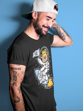 Jordan 6 UNC Sneaker Match Tees Astronaut Bear Sneaker Tees Jordan 6 UNC Sneaker Release Tees Unisex Shirts