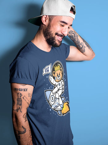 Jordan 6 UNC Sneaker Match Tees Astronaut Bear Sneaker Tees Jordan 6 UNC Sneaker Release Tees Unisex Shirts