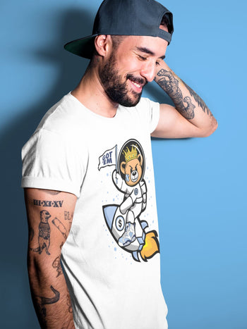 Jordan 6 UNC Sneaker Match Tees Astronaut Bear Sneaker Tees Jordan 6 UNC Sneaker Release Tees Unisex Shirts