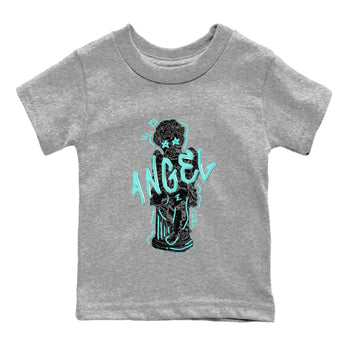 Air Force 1 Tiffany Sneaker Match Tees Baby Angel Sneaker Tees Nike Tiffany AF1Sneaker Release Tees Kids Shirts Heather Grey 2