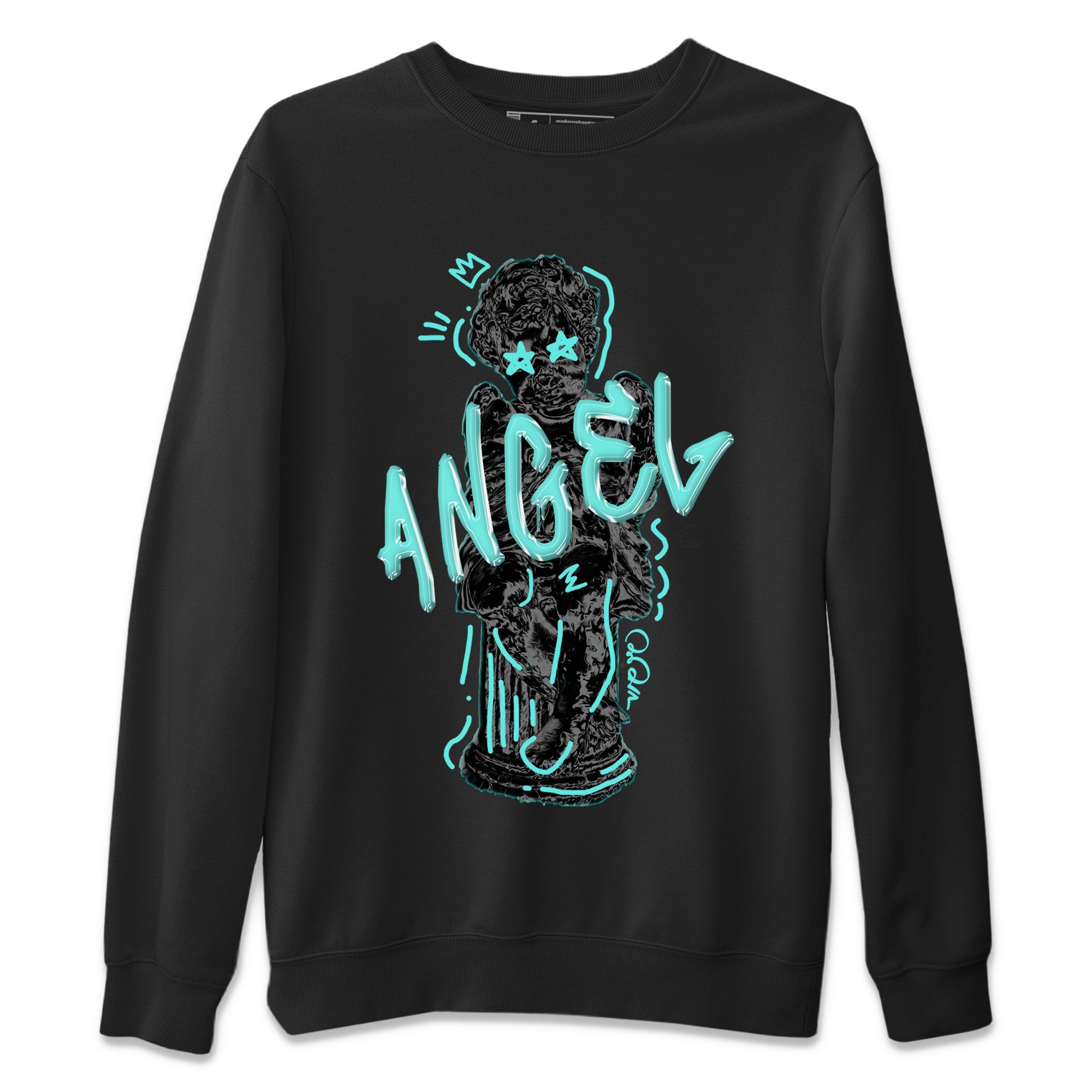 Air Force 1 Tiffany Sneaker Match Tees Baby Angel Sneaker Tees Nike Tiffany AF1Sneaker Release Tees Unisex Shirts Black 2