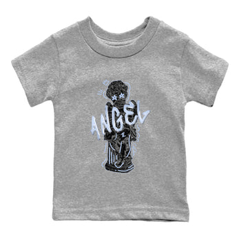 11s Black and Varsity Royal shirt to match jordans Baby Angel sneaker tees Air Jordan 11 Black/Varsity Royal SNRT Sneaker Release Tees Baby Toddler Heather Grey 2 T-Shirt