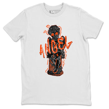 Air Jordan 12 Brilliant Orange Sneaker Match Tees Baby Angel Sneaker Tees AJ12 Brilliant Orange Sneaker Release Tees Unisex Shirts White 2