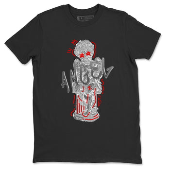 Air Jordan 13 Wolf Grey Sneaker Match Tees Baby Angel Sneaker Tees AJ13 Wolf Grey Sneaker Release Tees Unisex Shirts Black 2