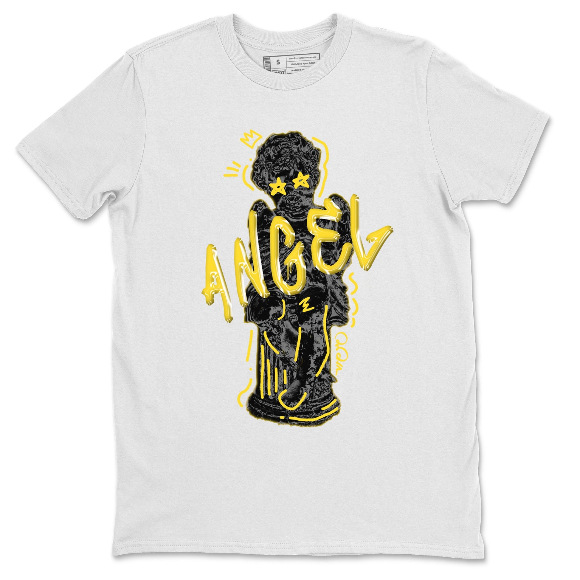 Air Jordan 4 Thunder Sneaker Match Tees Baby Angel Sneaker Tees AJ4 Thunder Jumpman Sneaker Release Tees Unisex Shirts White 2