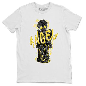 Air Jordan 4 Thunder Sneaker Match Tees Baby Angel Sneaker Tees AJ4 Thunder Jumpman Sneaker Release Tees Unisex Shirts White 2