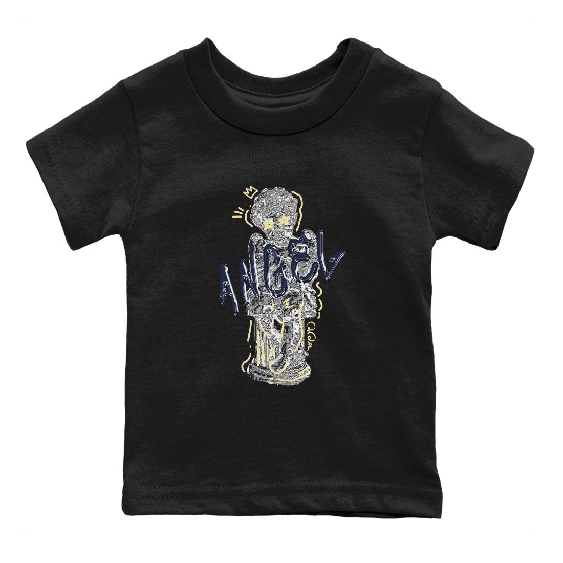 Air Jordan 5 A Ma Maniere x Photon Dust shirt to match jordans Baby Angel sneaker tees Jordan 5 A Ma Maniere "Dawn" SNRT Sneaker Release Tees Baby Toddler Black 2 T-Shirt