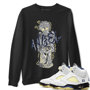 Air Jordan 5 A Ma Maniere x Photon Dust shirt to match jordans Baby Angel sneaker tees Jordan 5 A Ma Maniere "Dawn" SNRT Sneaker Release Tees Unisex Black 1 T-Shirt