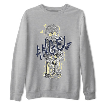 Air Jordan 5 A Ma Maniere x Photon Dust shirt to match jordans Baby Angel sneaker tees Jordan 5 A Ma Maniere "Dawn" SNRT Sneaker Release Tees Unisex Heather Grey 2 T-Shirt