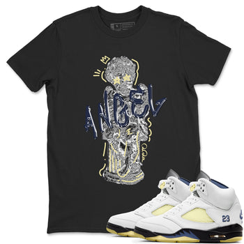 Air Jordan 5 A Ma Maniere x Photon Dust shirt to match jordans Baby Angel sneaker tees Jordan 5 A Ma Maniere "Dawn" SNRT Sneaker Release Tees Unisex Black 1 T-Shirt
