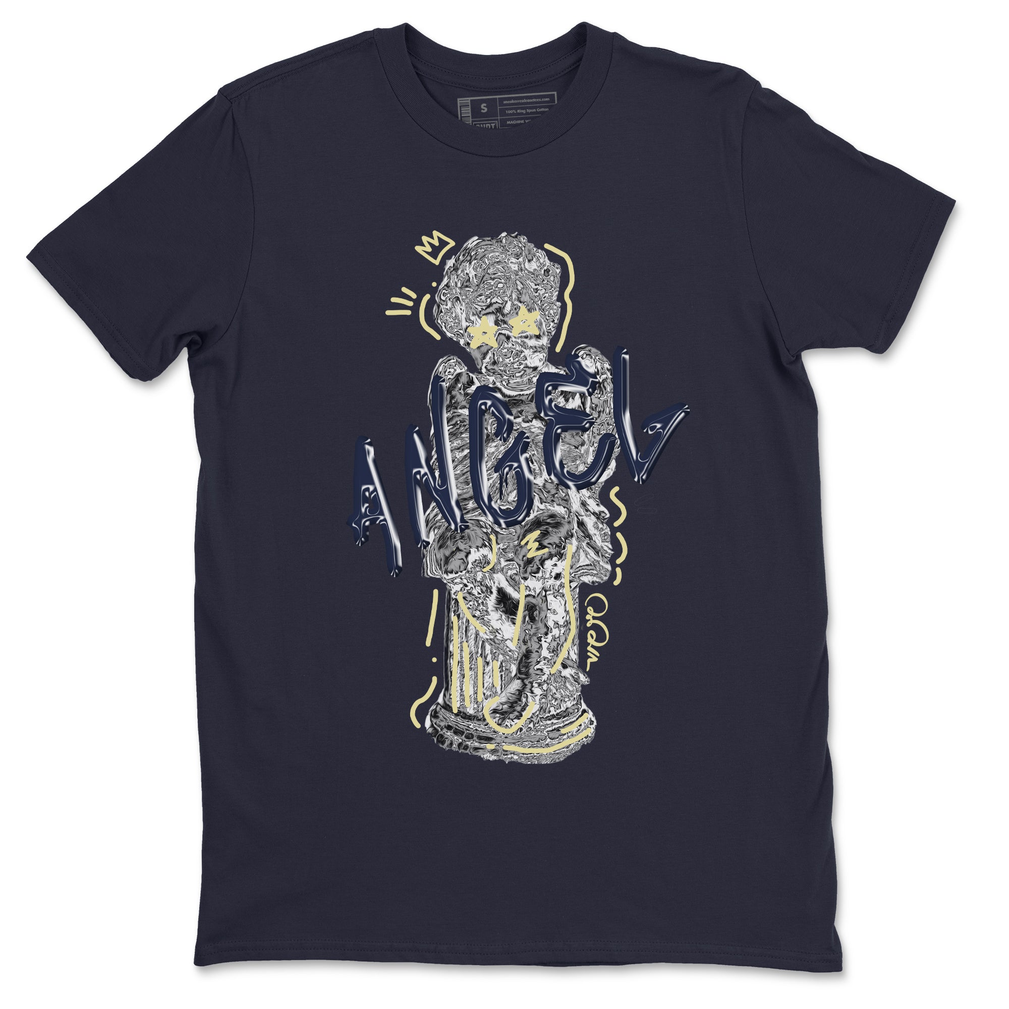Air Jordan 5 A Ma Maniere x Photon Dust shirt to match jordans Baby Angel sneaker tees Jordan 5 A Ma Maniere "Dawn" SNRT Sneaker Release Tees Unisex Navy 2 T-Shirt
