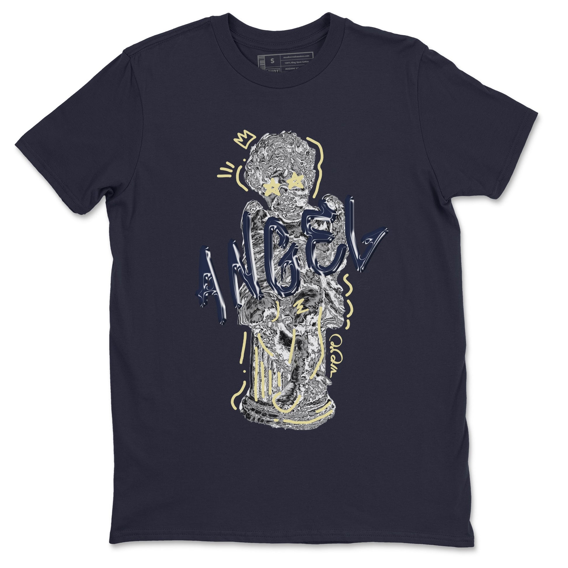 Air Jordan 5 A Ma Maniere x Photon Dust shirt to match jordans Baby Angel sneaker tees Jordan 5 A Ma Maniere "Dawn" SNRT Sneaker Release Tees Unisex Navy 2 T-Shirt