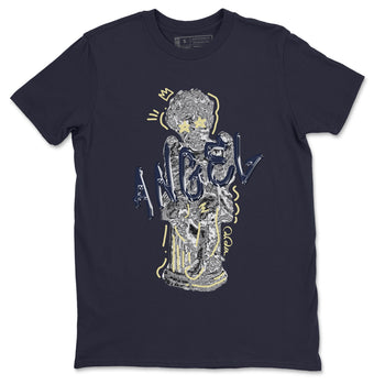 Air Jordan 5 A Ma Maniere x Photon Dust shirt to match jordans Baby Angel sneaker tees Jordan 5 A Ma Maniere "Dawn" SNRT Sneaker Release Tees Unisex Navy 2 T-Shirt