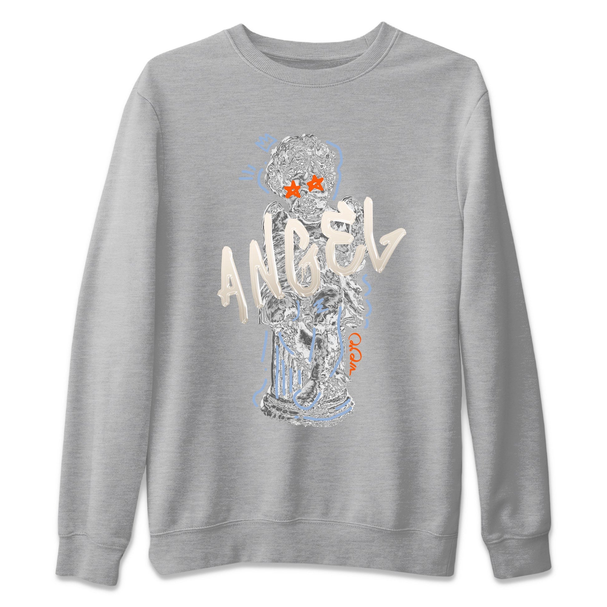 Air Jordan 5 Craft Sneaker Match Tees Baby Angel Sneaker Tees AJ5 SE Craft Sneaker Release Tees Unisex Shirts Heather Grey 2