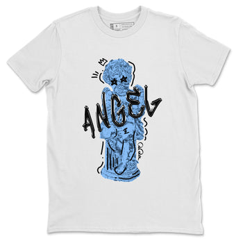 Jordan 5 UNC Jordan Shirts Baby Angel Sneaker Tees AJ5 UNC SNRT Sneaker Tees Unisex Shirts White 2