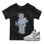 Jordan 6 Cool Grey Sneaker Match Tees Baby Angel Sneaker Tees Jordan 6 Cool Grey Sneaker Release Tees Kids Shirts