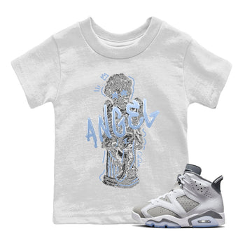 Jordan 6 Cool Grey Sneaker Match Tees Baby Angel Sneaker Tees Jordan 6 Cool Grey Sneaker Release Tees Kids Shirts