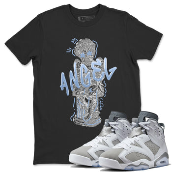 Jordan 6 Cool Grey Sneaker Match Tees Baby Angel Sneaker Tees Jordan 6 Cool Grey Sneaker Release Tees Unisex Shirts