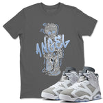 Jordan 6 Cool Grey Sneaker Match Tees Baby Angel Sneaker Tees Jordan 6 Cool Grey Sneaker Release Tees Unisex Shirts